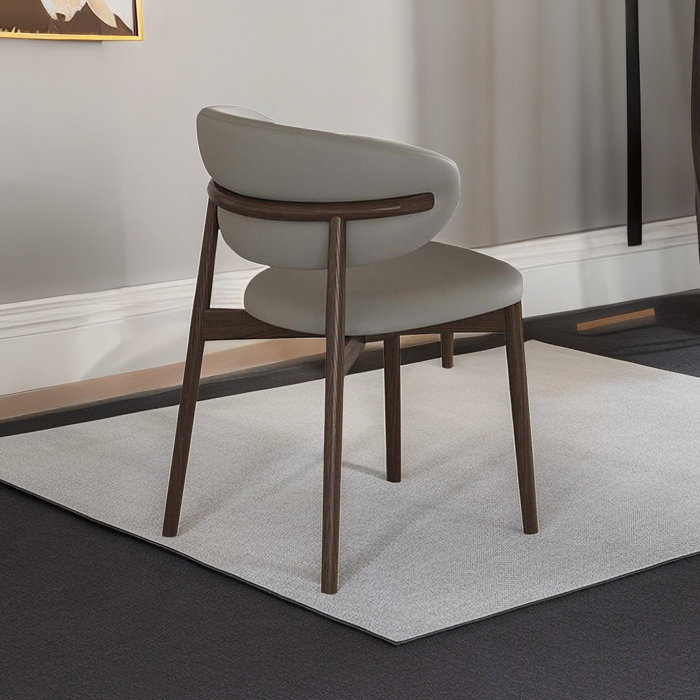 Corrigan Studio® Lovash UItra Leather King Louis Dining Chair Wayfair